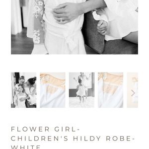 Robed with Love flower girl robe